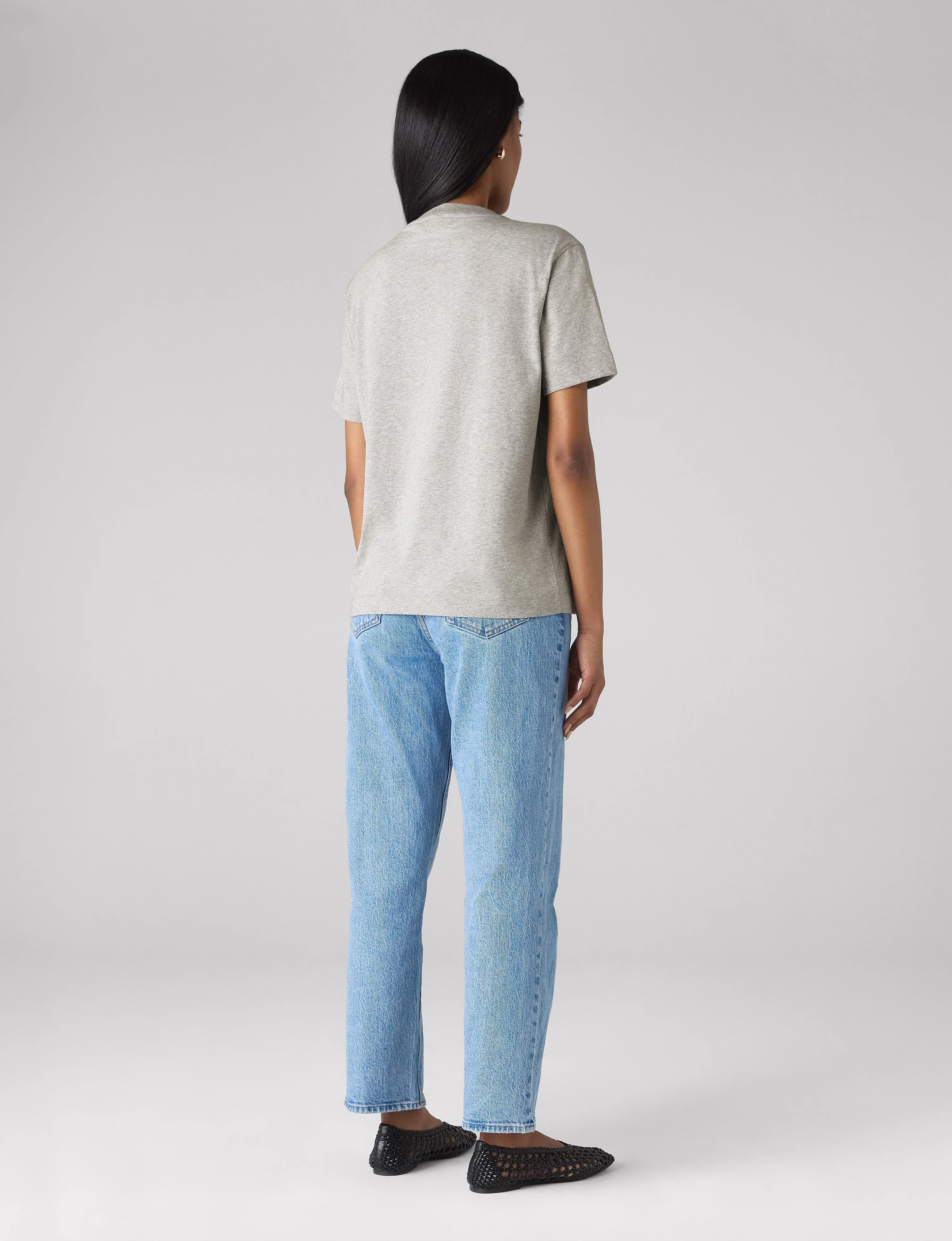 Soho T-Shirt: Cotton Jersey, Grey - With Nothing Underneath