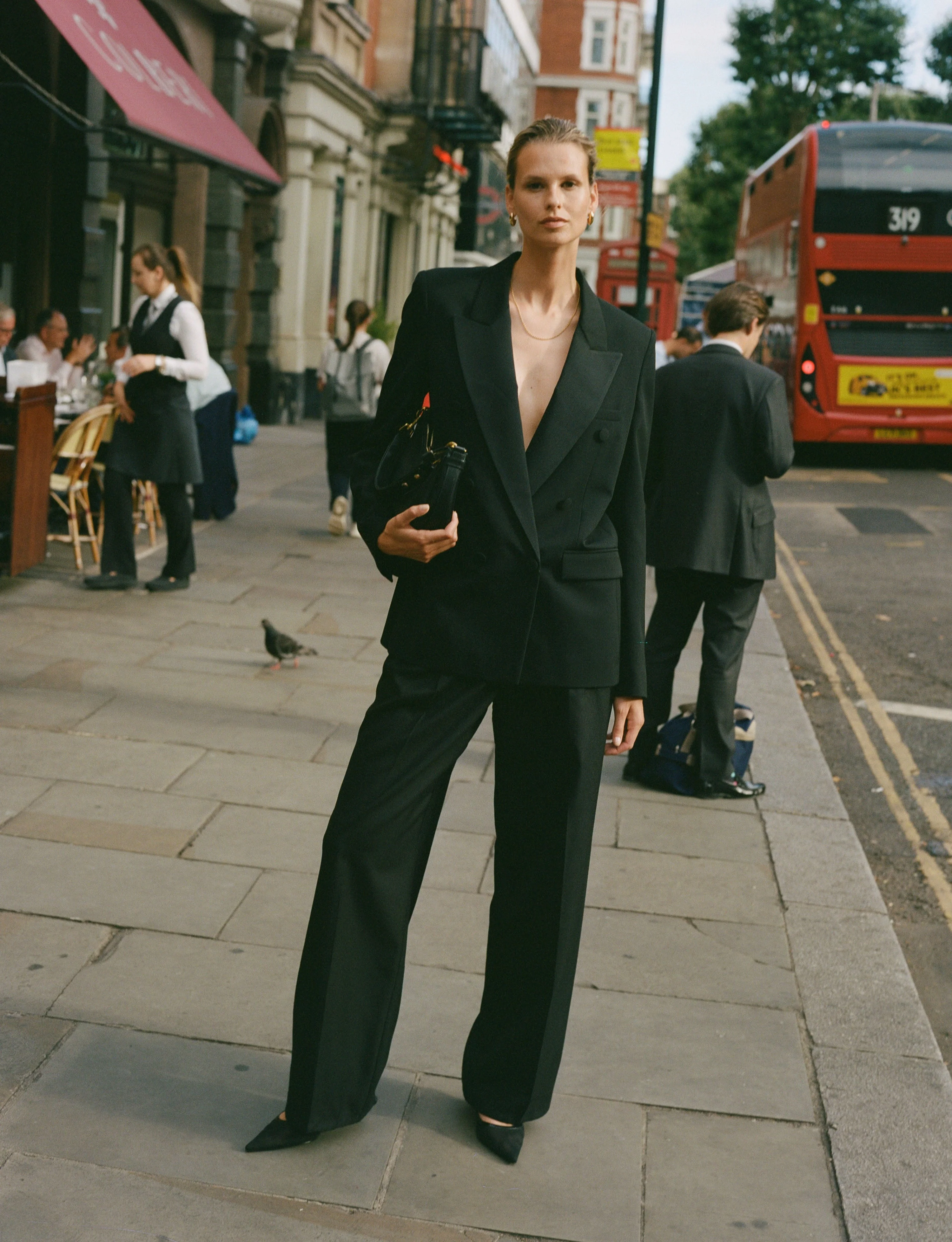 Rampling Trouser: Wool, Black - With Nothing Underneath