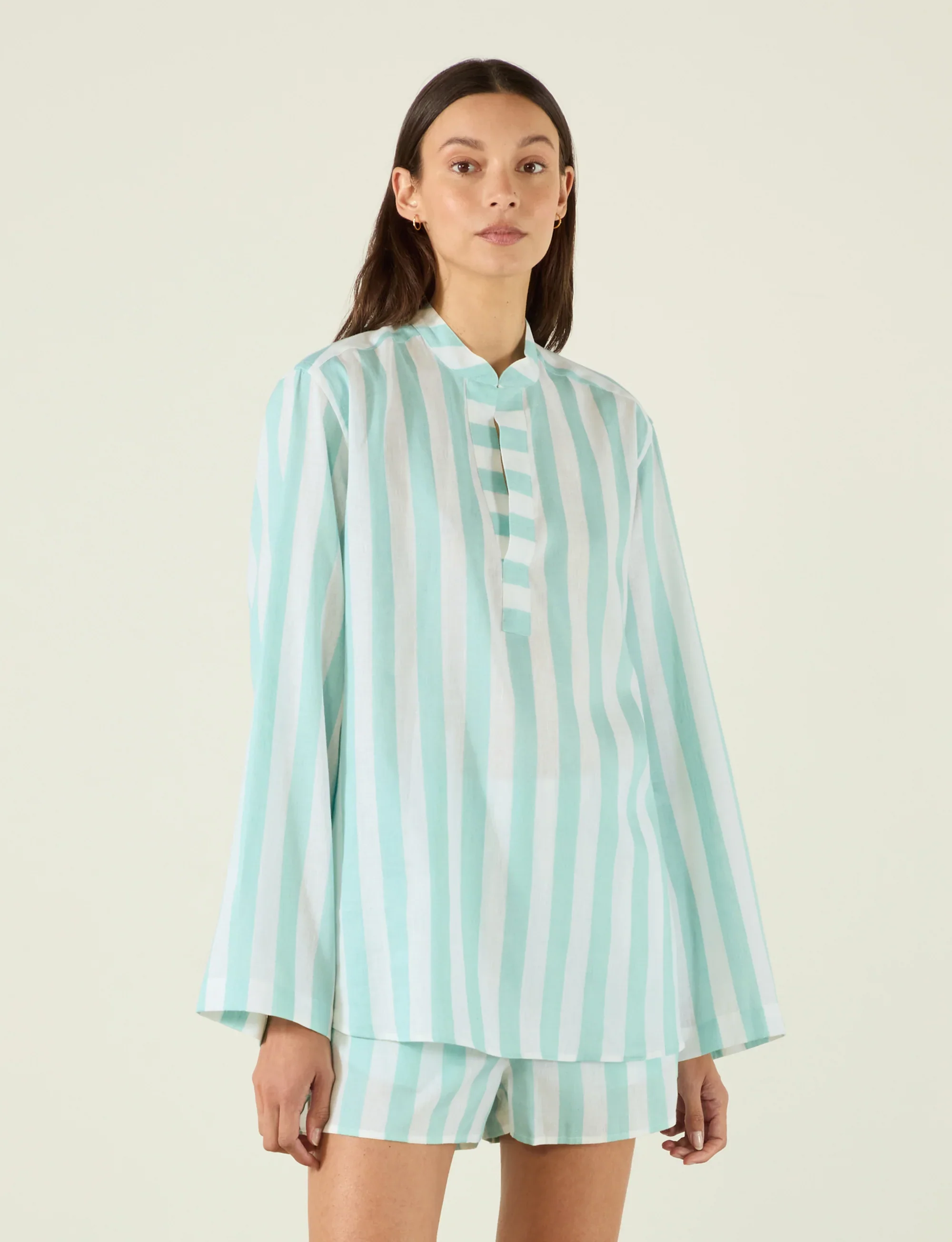 Ada: Weave, Mint Stripe - With Nothing Underneath