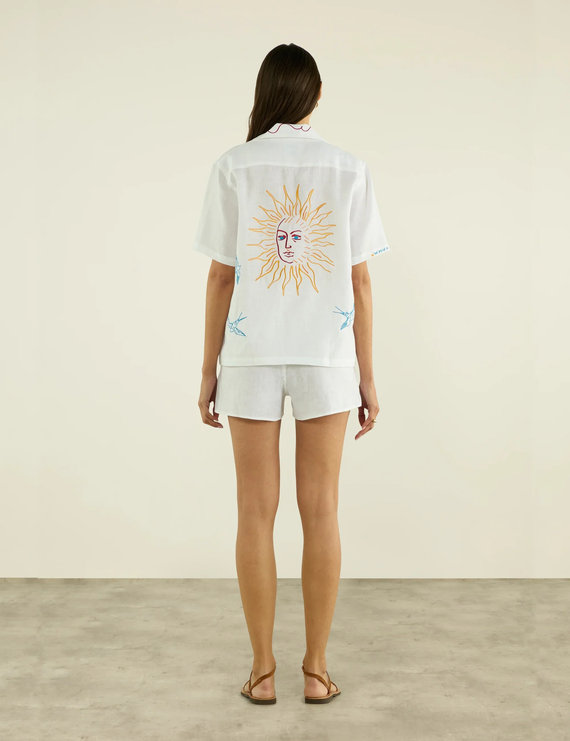 The Cabana: Linen, White x Bellamy Jean - With Nothing Underneath