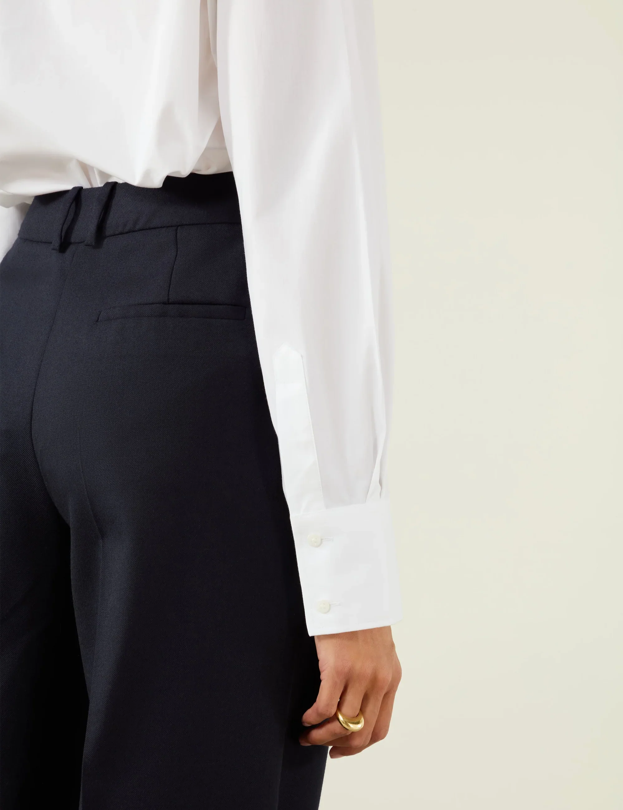 The Dress Shirt: Poplin, White - With Nothing Underneath