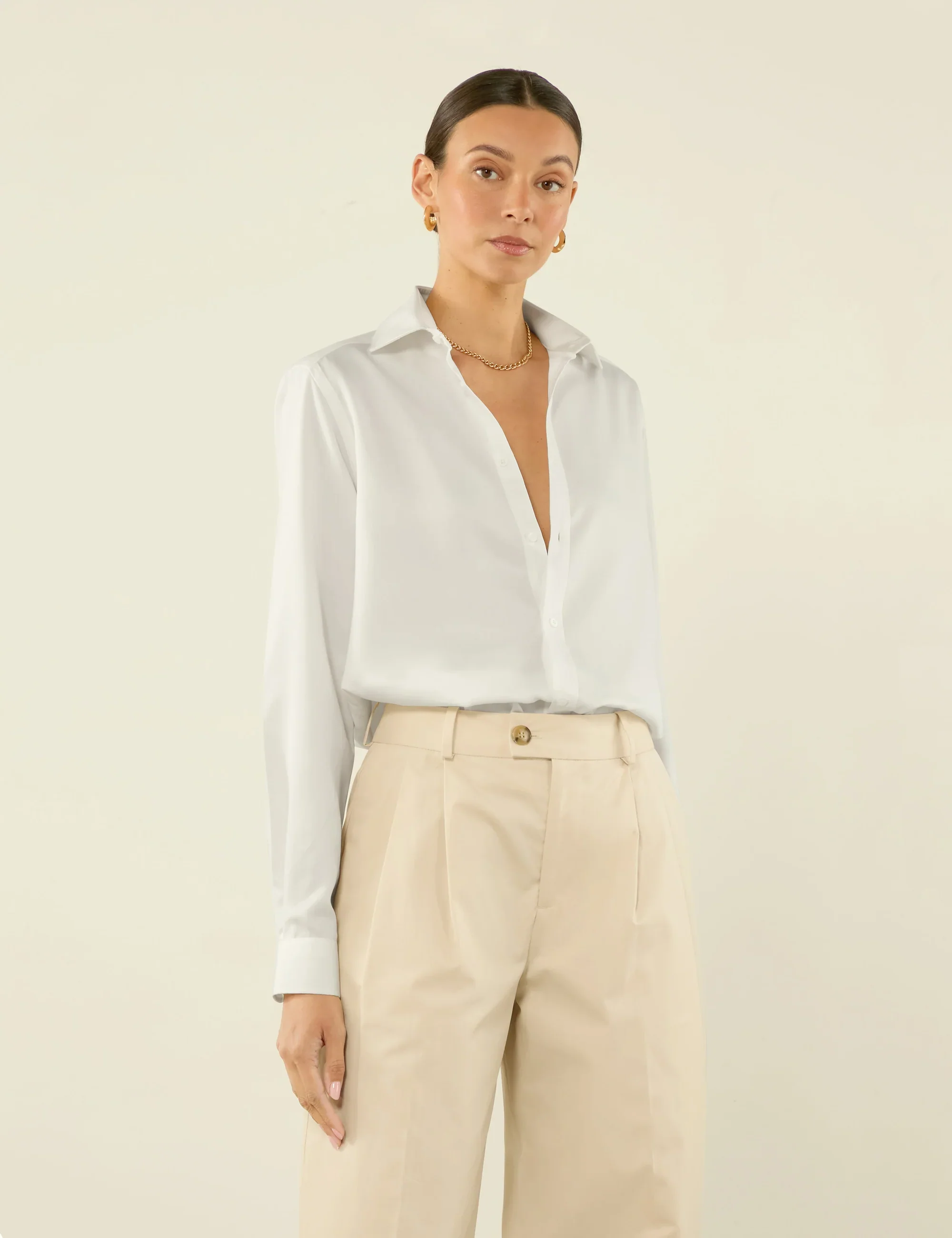 The Classic: TENCEL™ Lyocell, Off-White - With Nothing Underneath