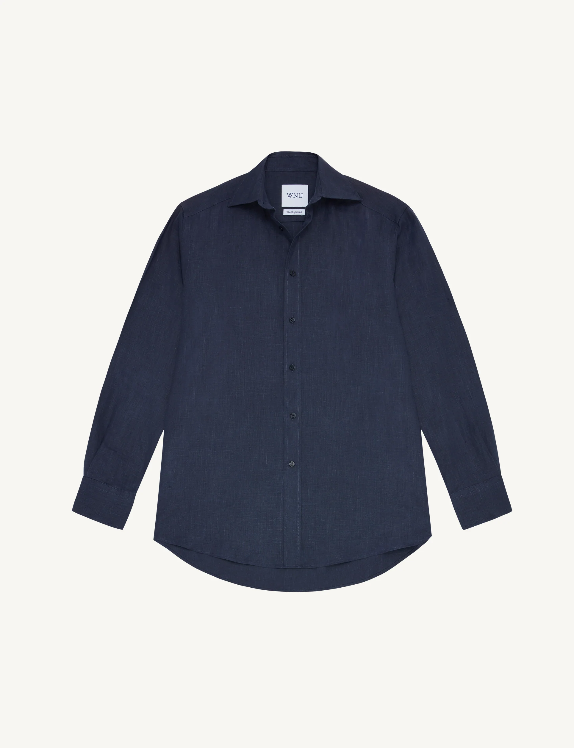 The Boyfriend: Hemp, Navy - With Nothing Underneath