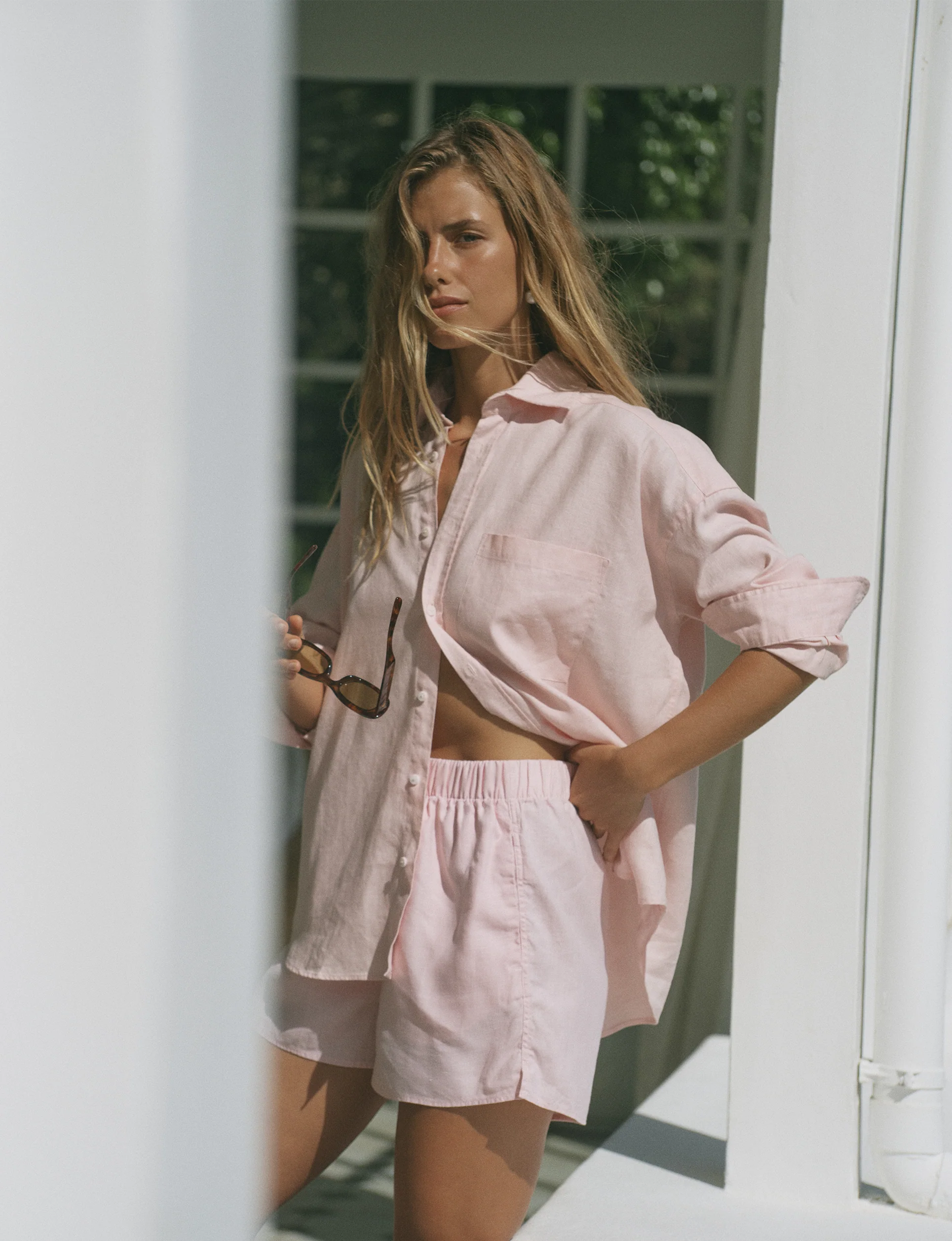 The Weekend: Hemp, Blush Pink - With Nothing Underneath