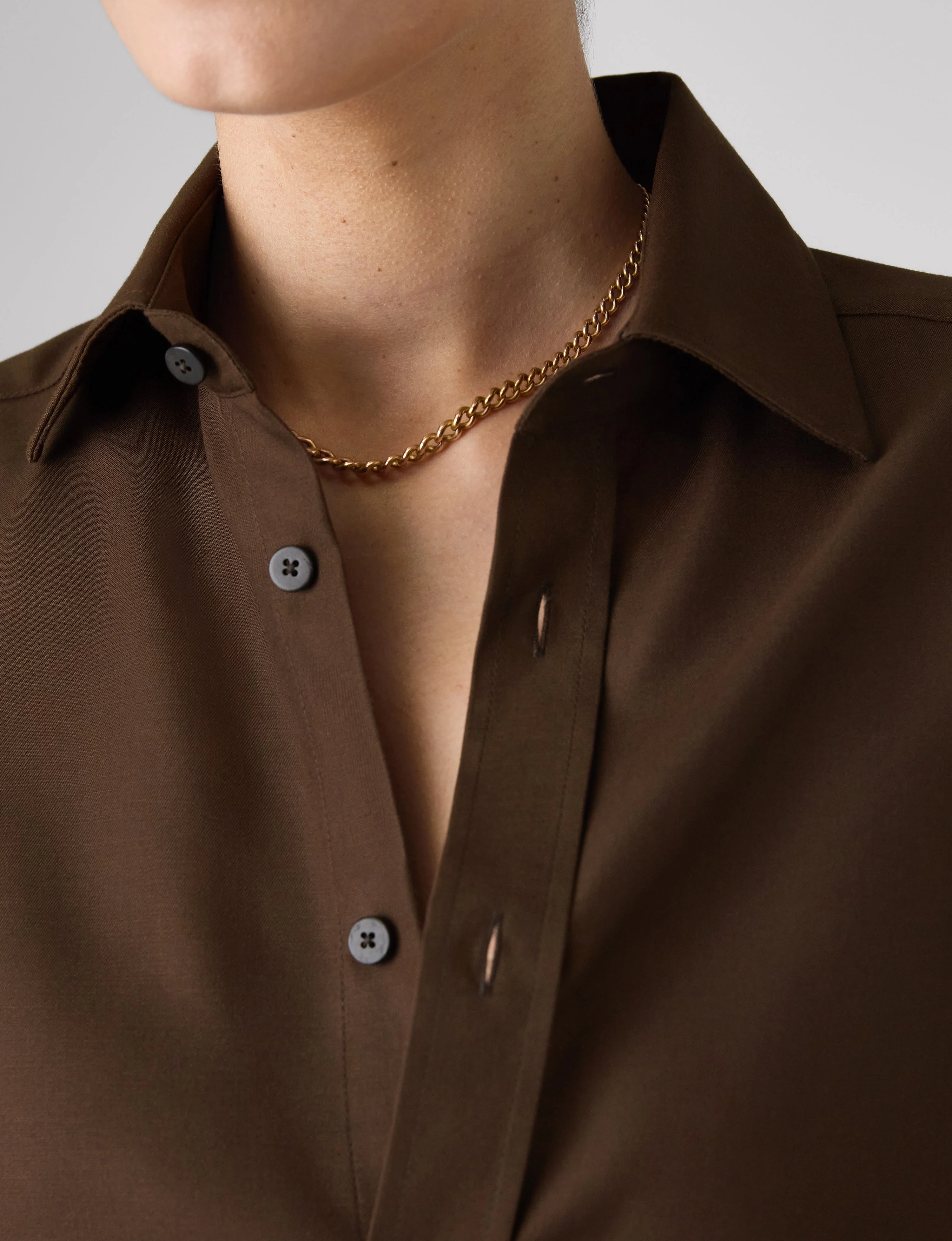 The Boyfriend: TENCEL™ Lyocell, Chocolate - With Nothing Underneath