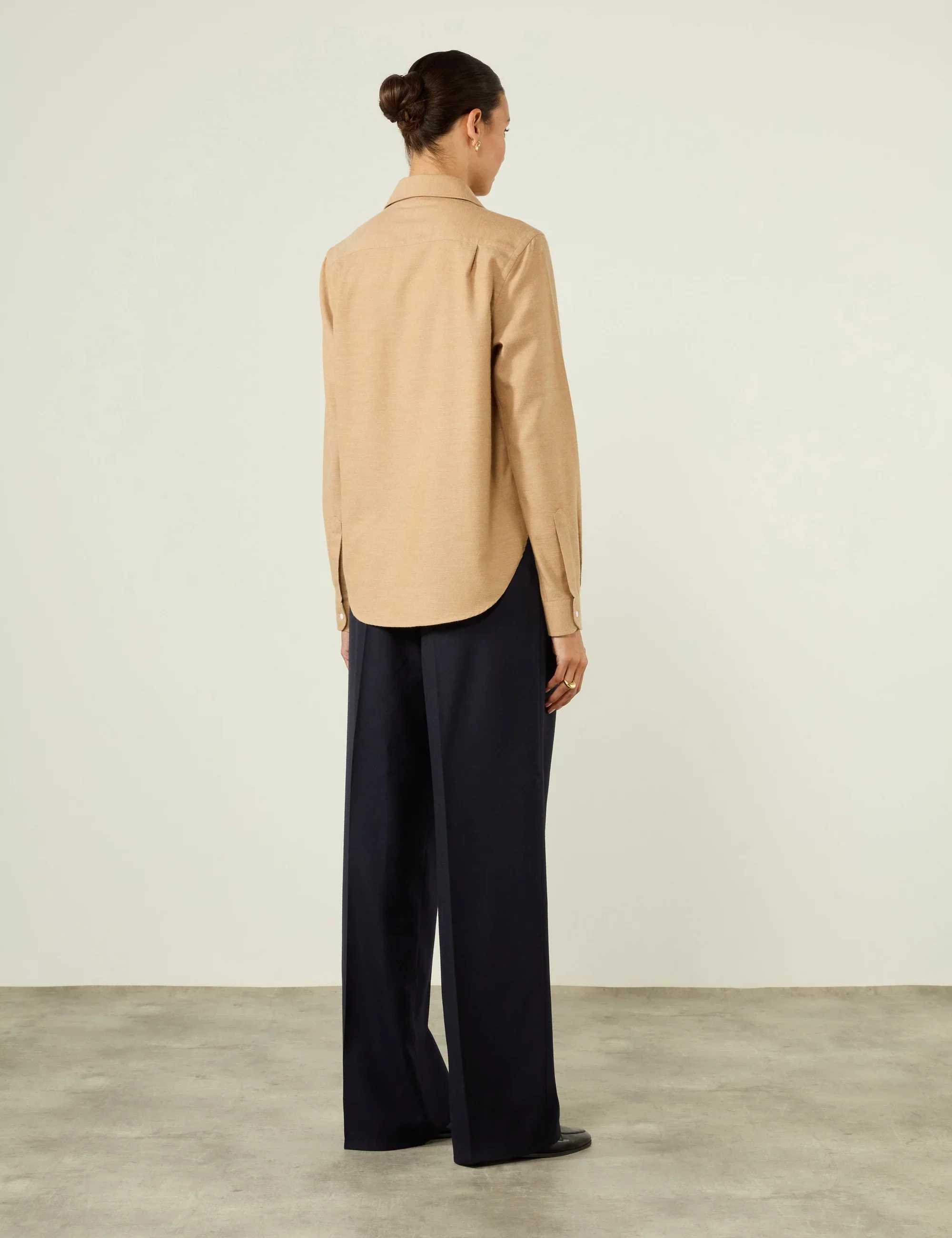 The Classic: Fine Brushed, Caramel - With Nothing Underneath