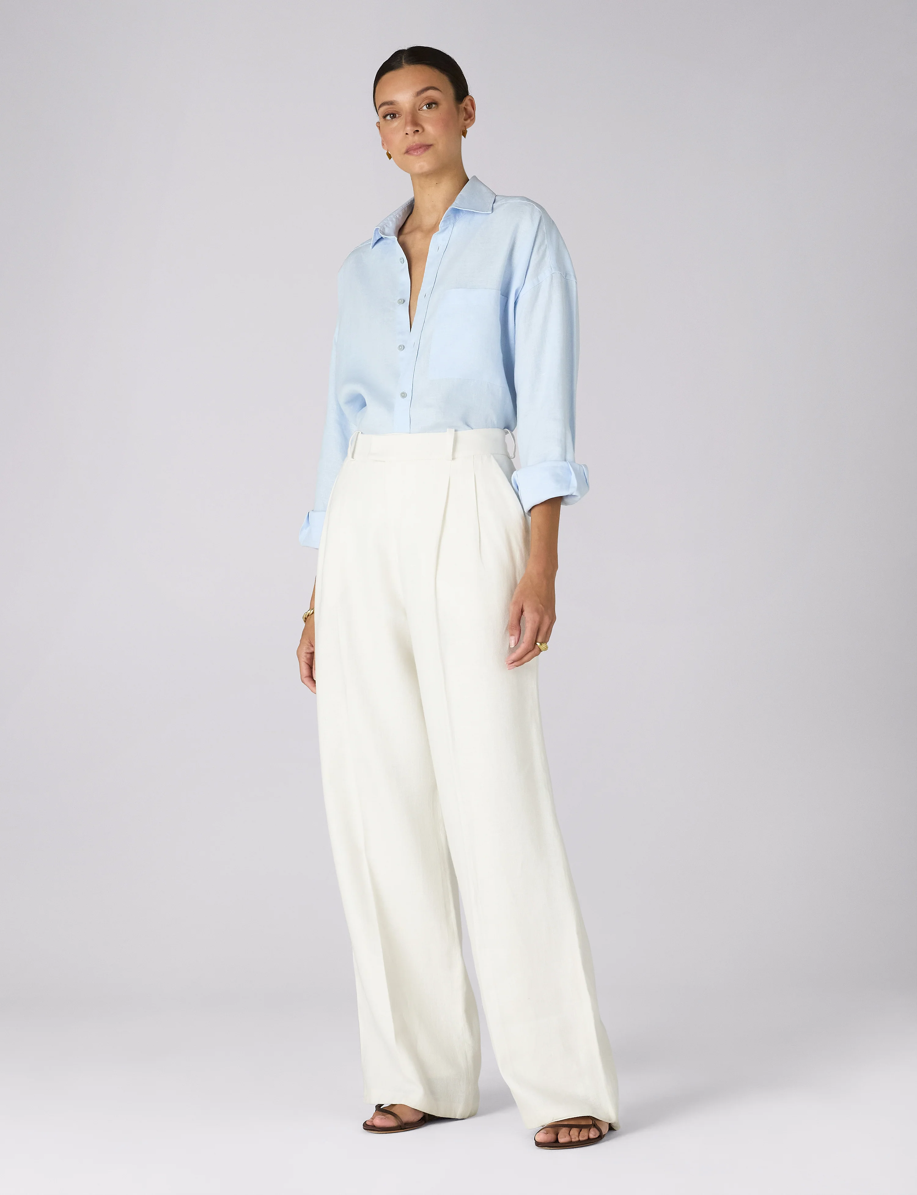 The Weekend: Hemp, Periwinkle Blue - With Nothing Underneath