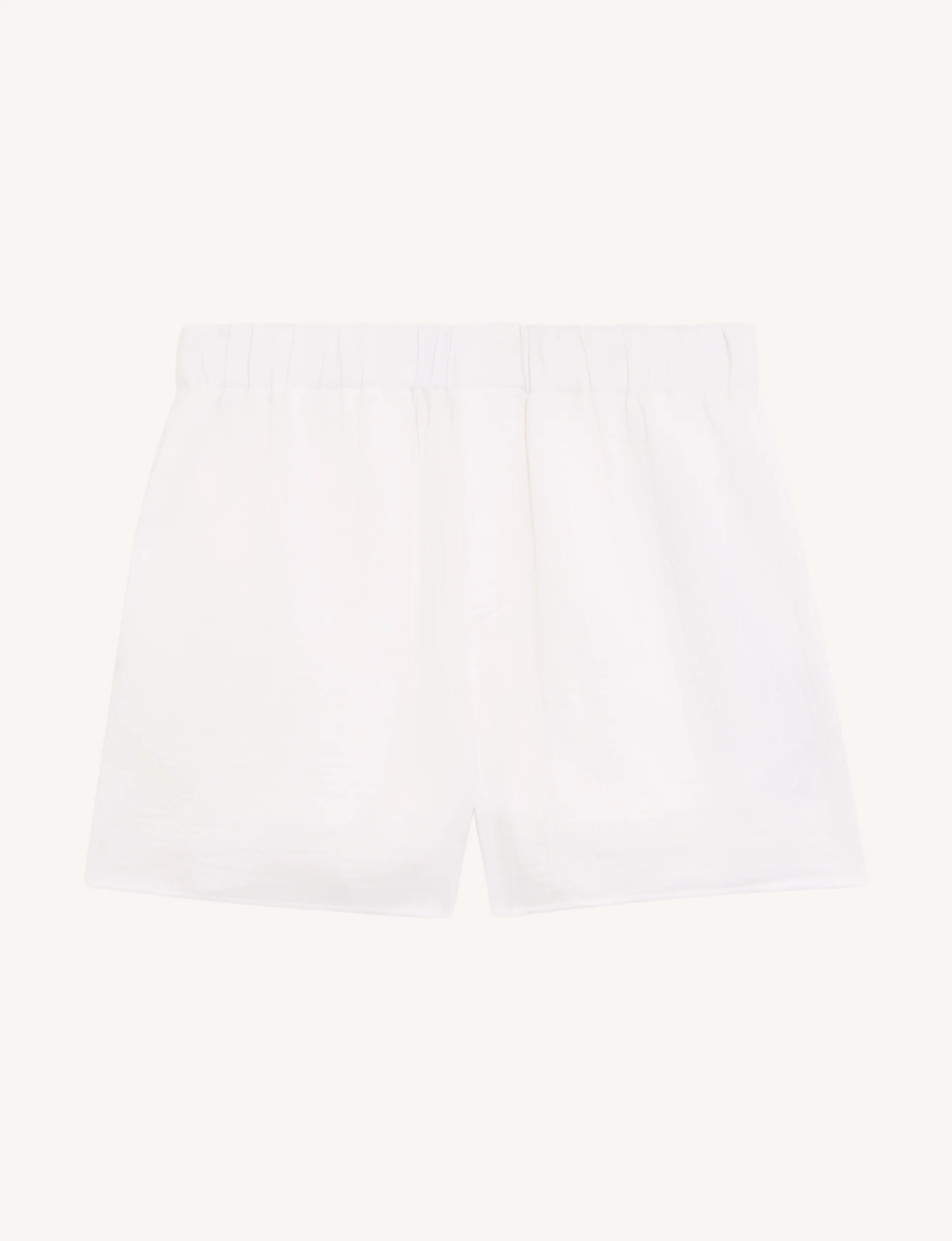 The Boxer: Cheesecloth, Off-White - With Nothing Underneath