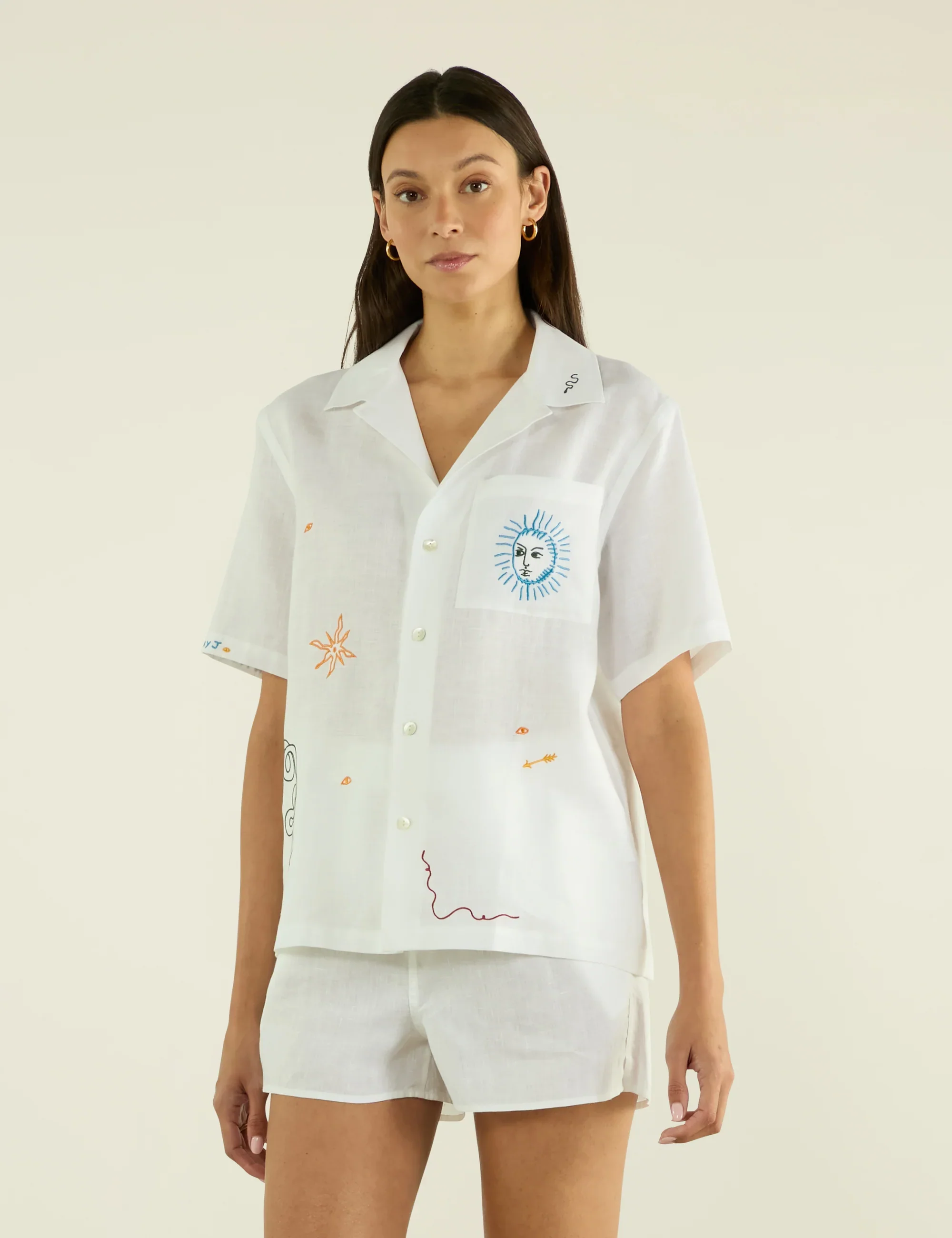 The Cabana: Linen, White x Bellamy Jean - With Nothing Underneath