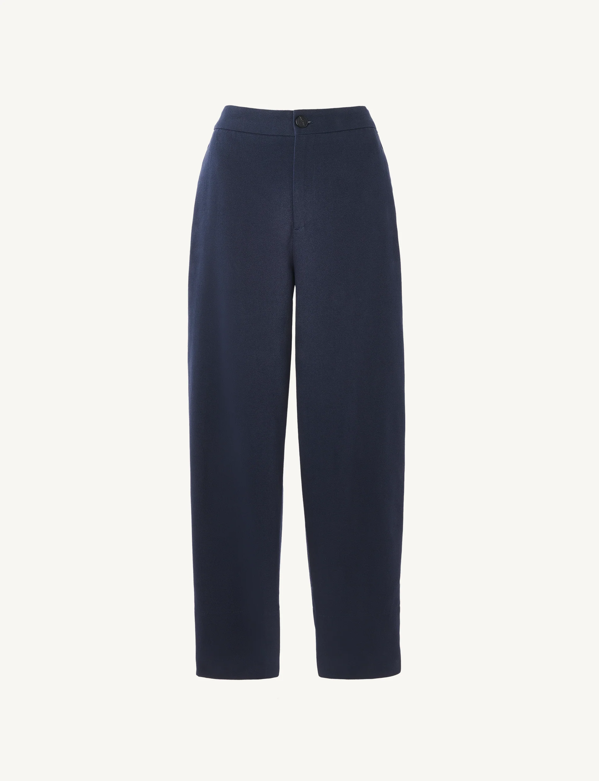 Chartwell Trouser: Cotton Twill, Navy Blue - With Nothing Underneath