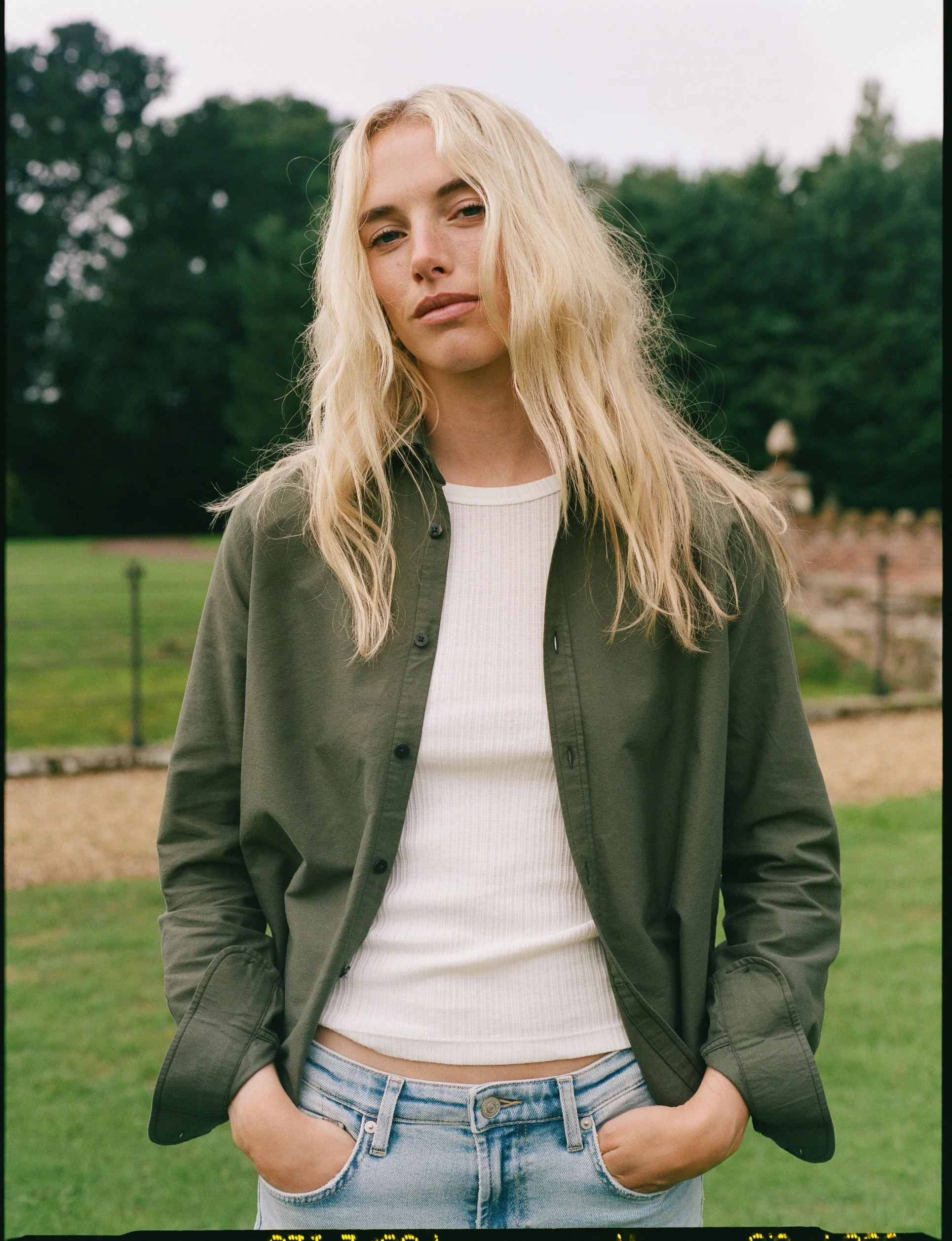 The Classic: Oxford, Khaki - With Nothing Underneath