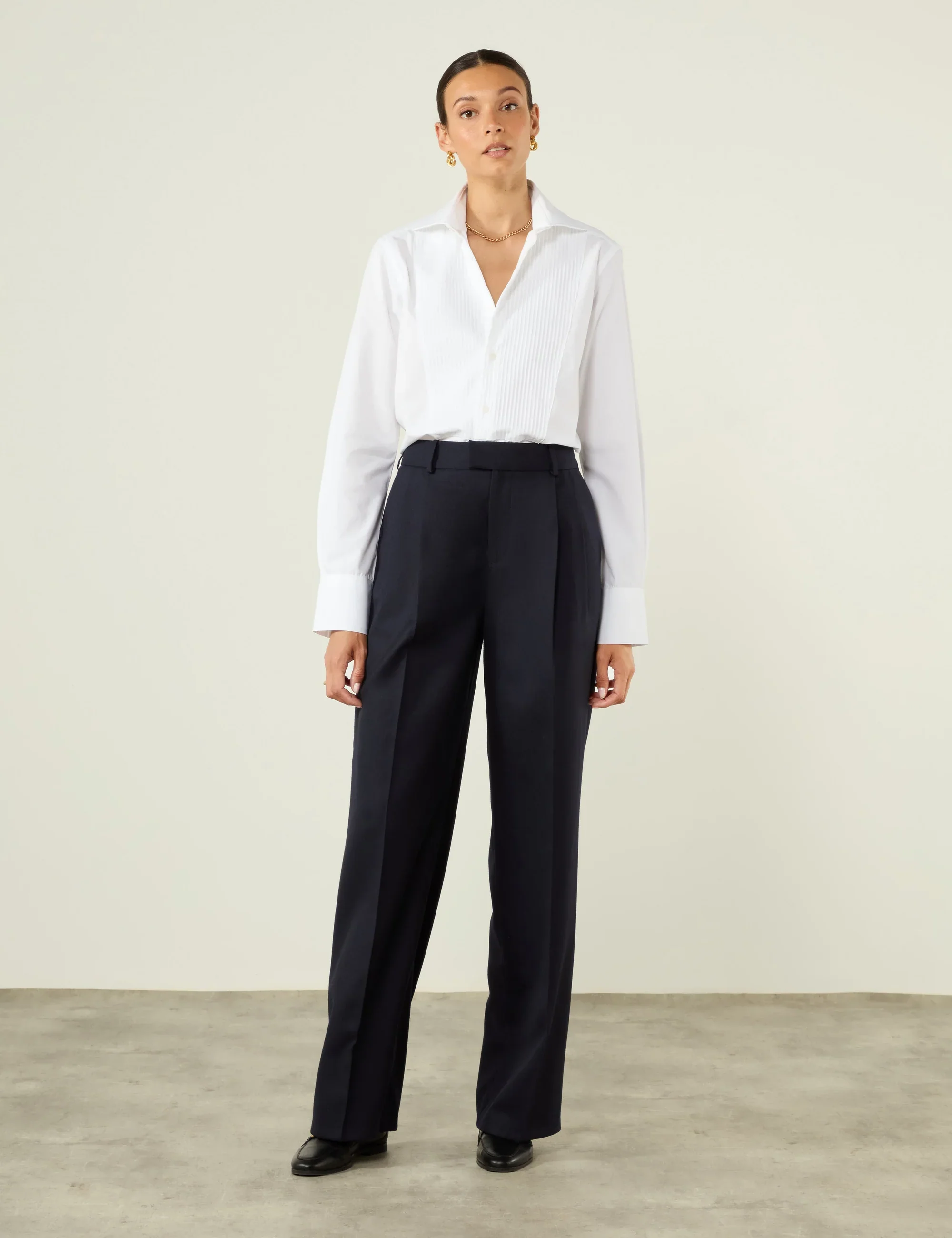 The Dress Shirt: Poplin, White - With Nothing Underneath