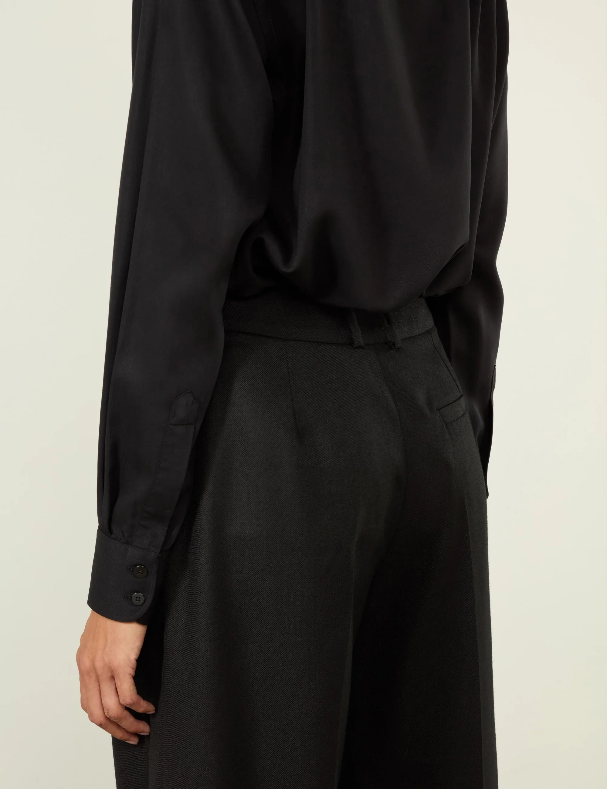 The Boyfriend: TENCEL™ Lyocell, Black - With Nothing Underneath
