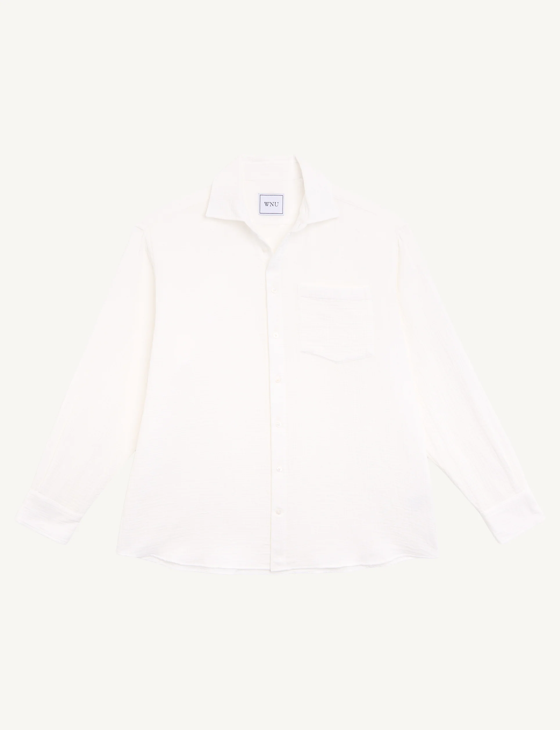 The Oversized: Cheesecloth, Off-White - With Nothing Underneath