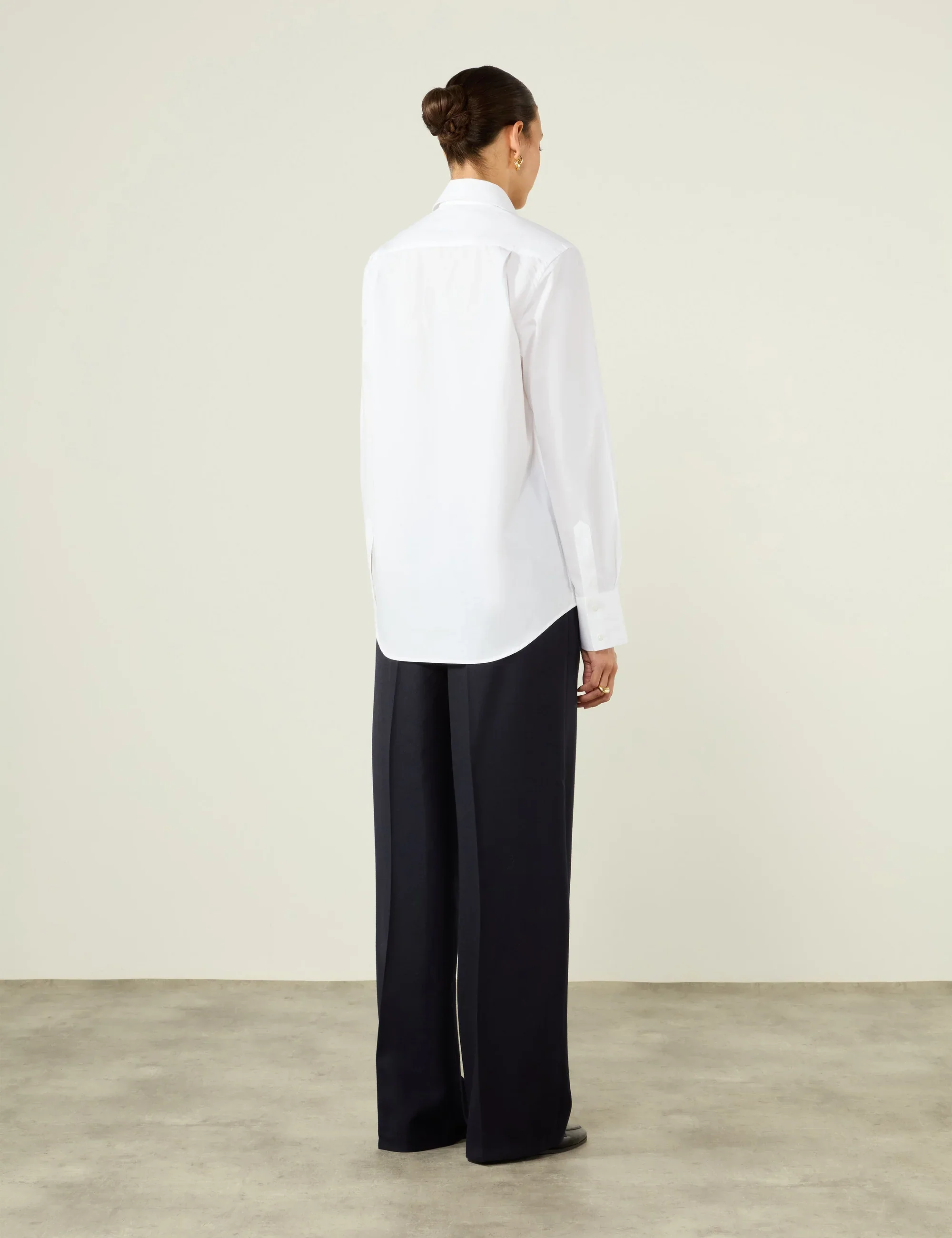 The Dress Shirt: Poplin, White - With Nothing Underneath