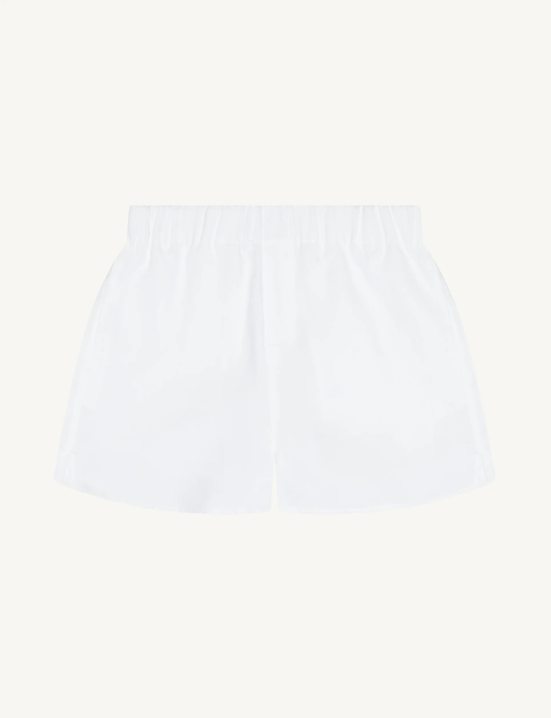 The Boxer: Hemp, White - With Nothing Underneath