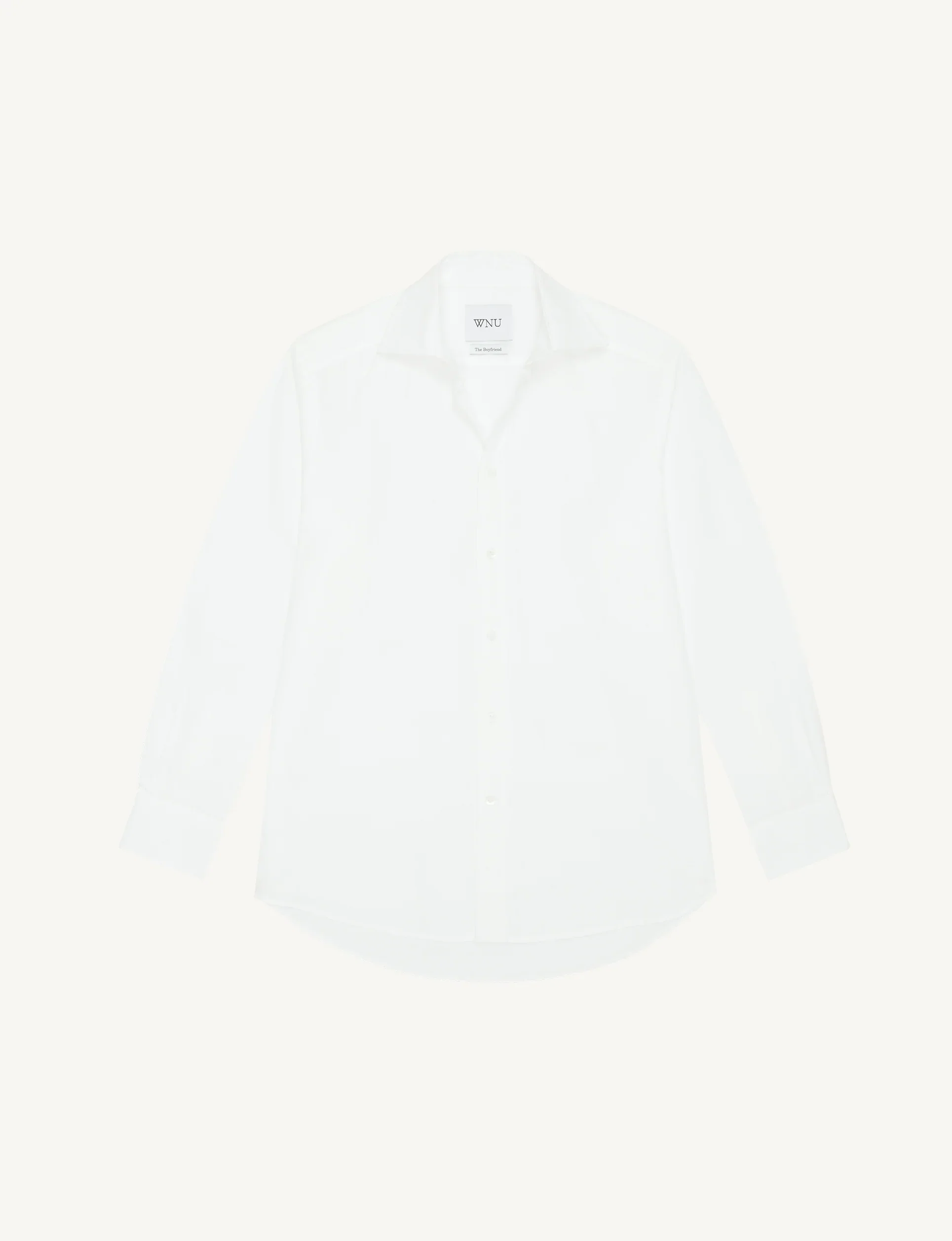 The Boyfriend: Weave, White - With Nothing Underneath