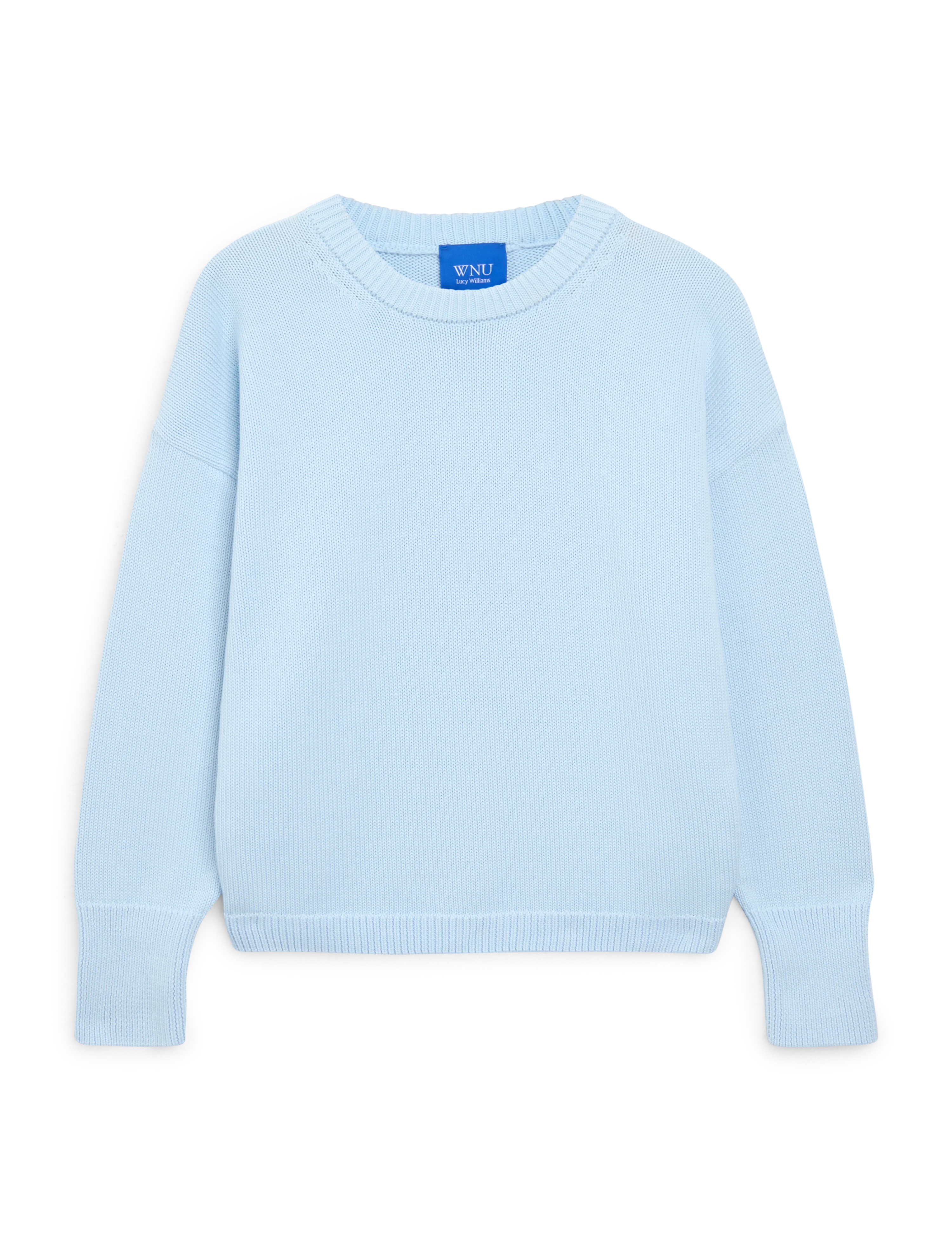 Sennen Jumper: Cotton, Icy Blue x Lucy Williams - With Nothing Underneath