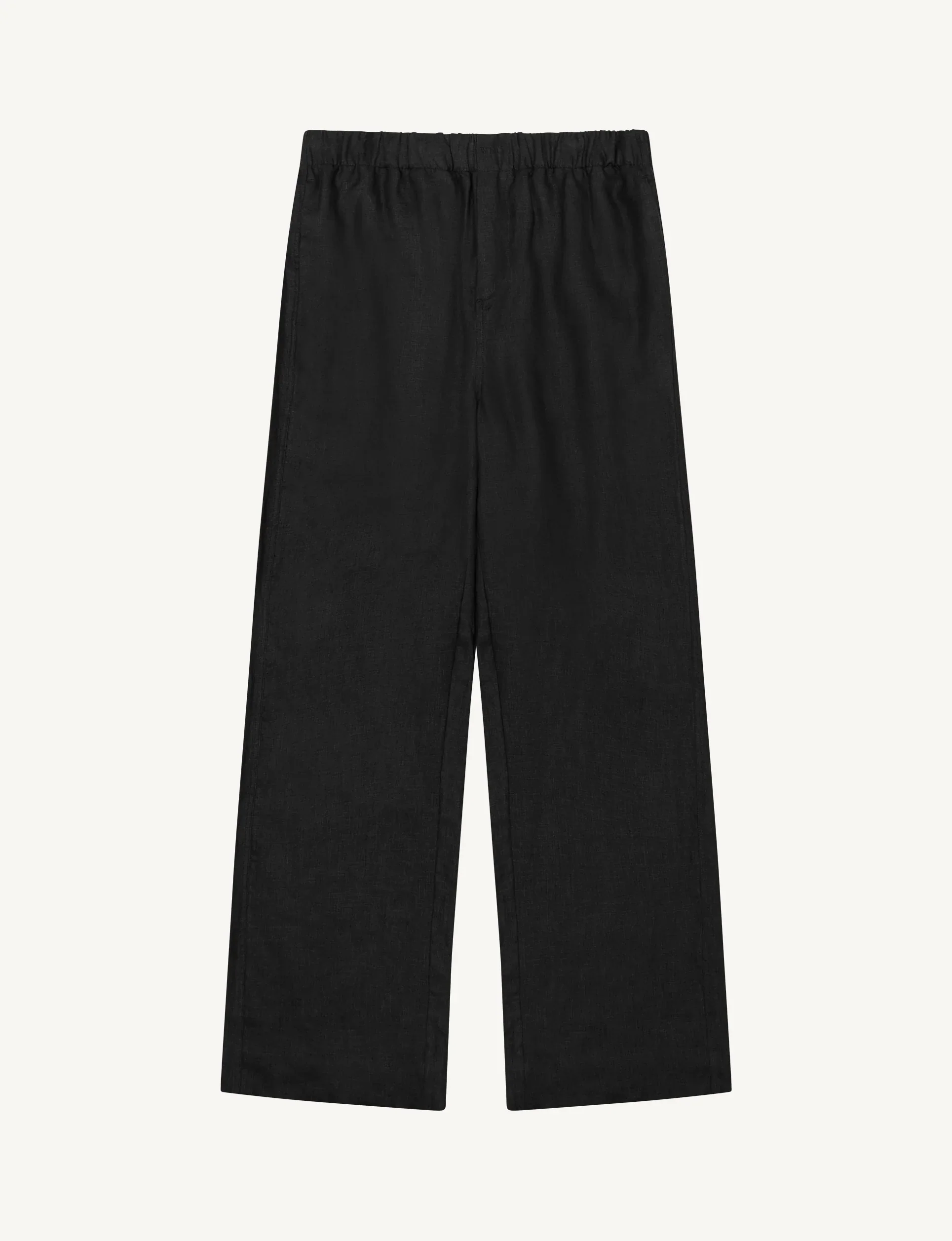 The Palazzo: Linen, Black - With Nothing Underneath