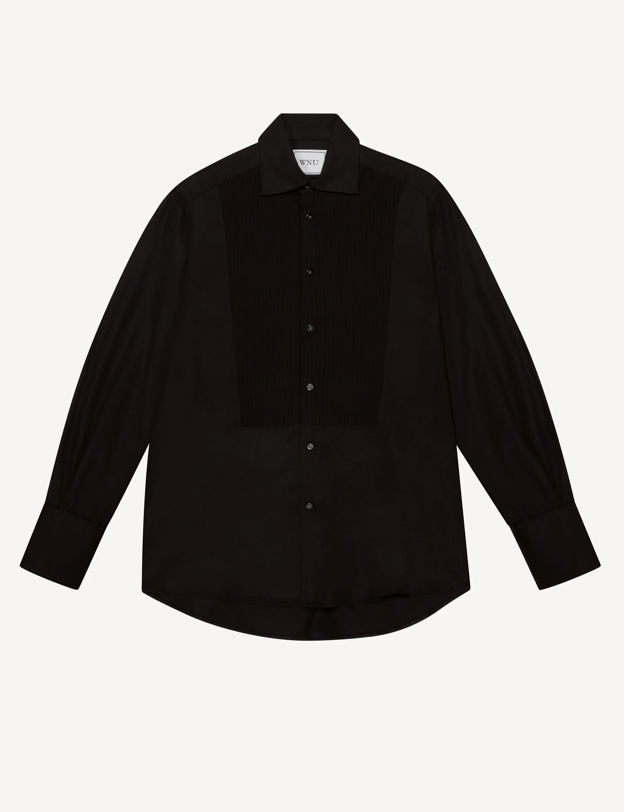 The Dress Shirt: TENCEL™ Lyocell, Black - With Nothing Underneath