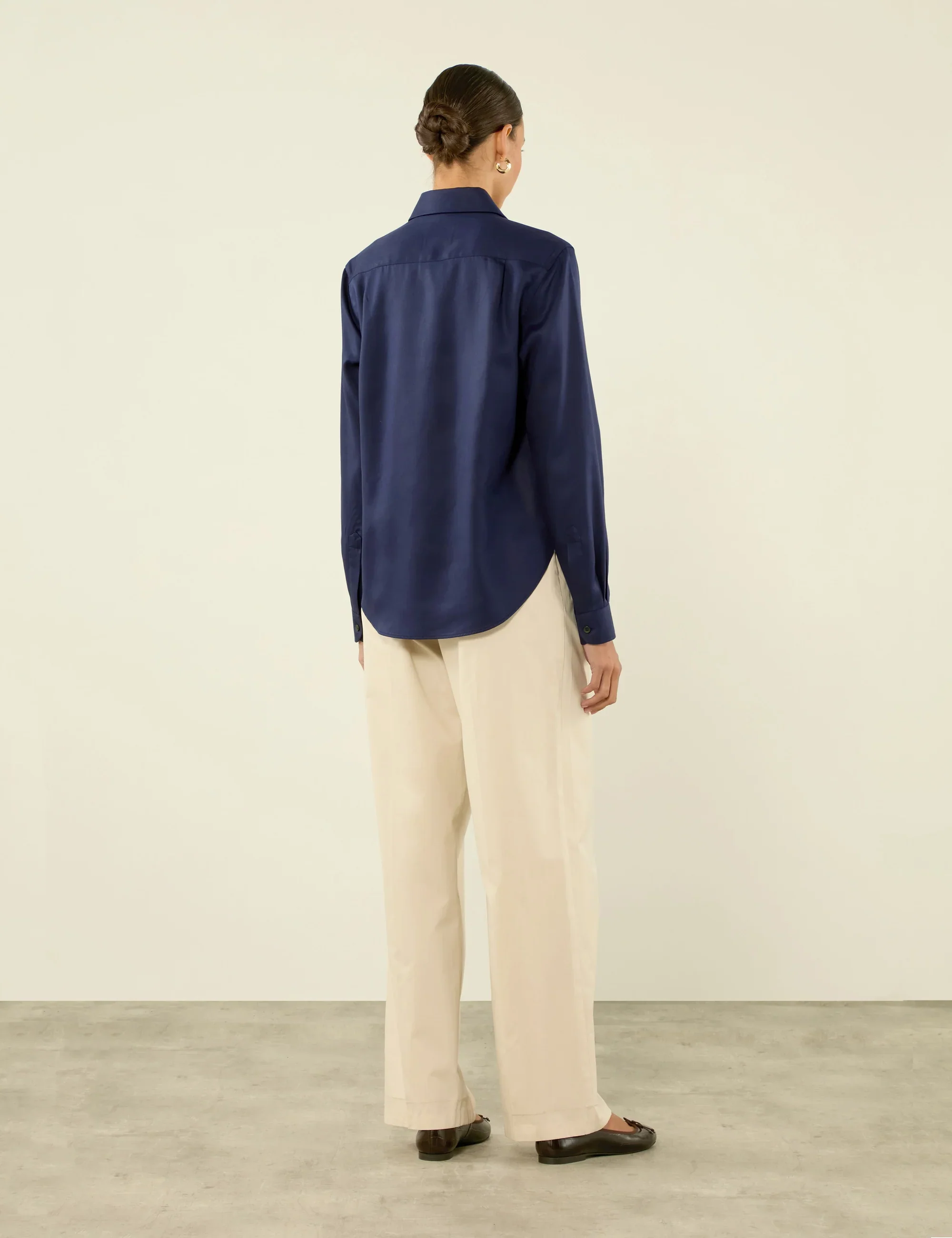 The Classic: TENCEL™ Lyocell, Navy Blue - With Nothing Underneath