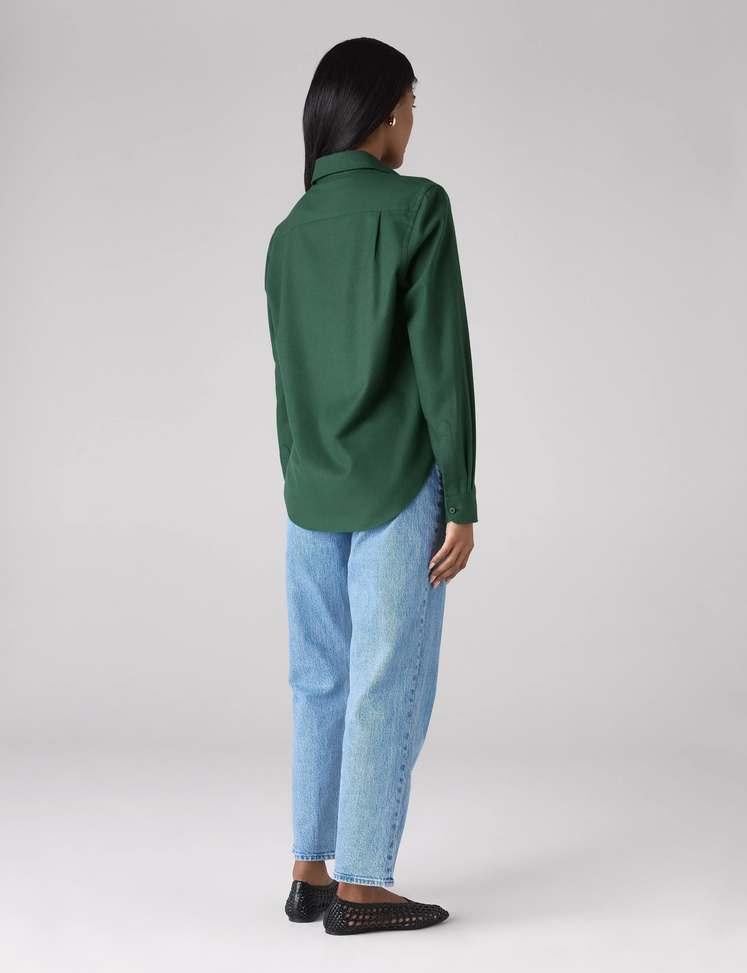 The Classic: Fine Brushed, Dark Khaki - With Nothing Underneath