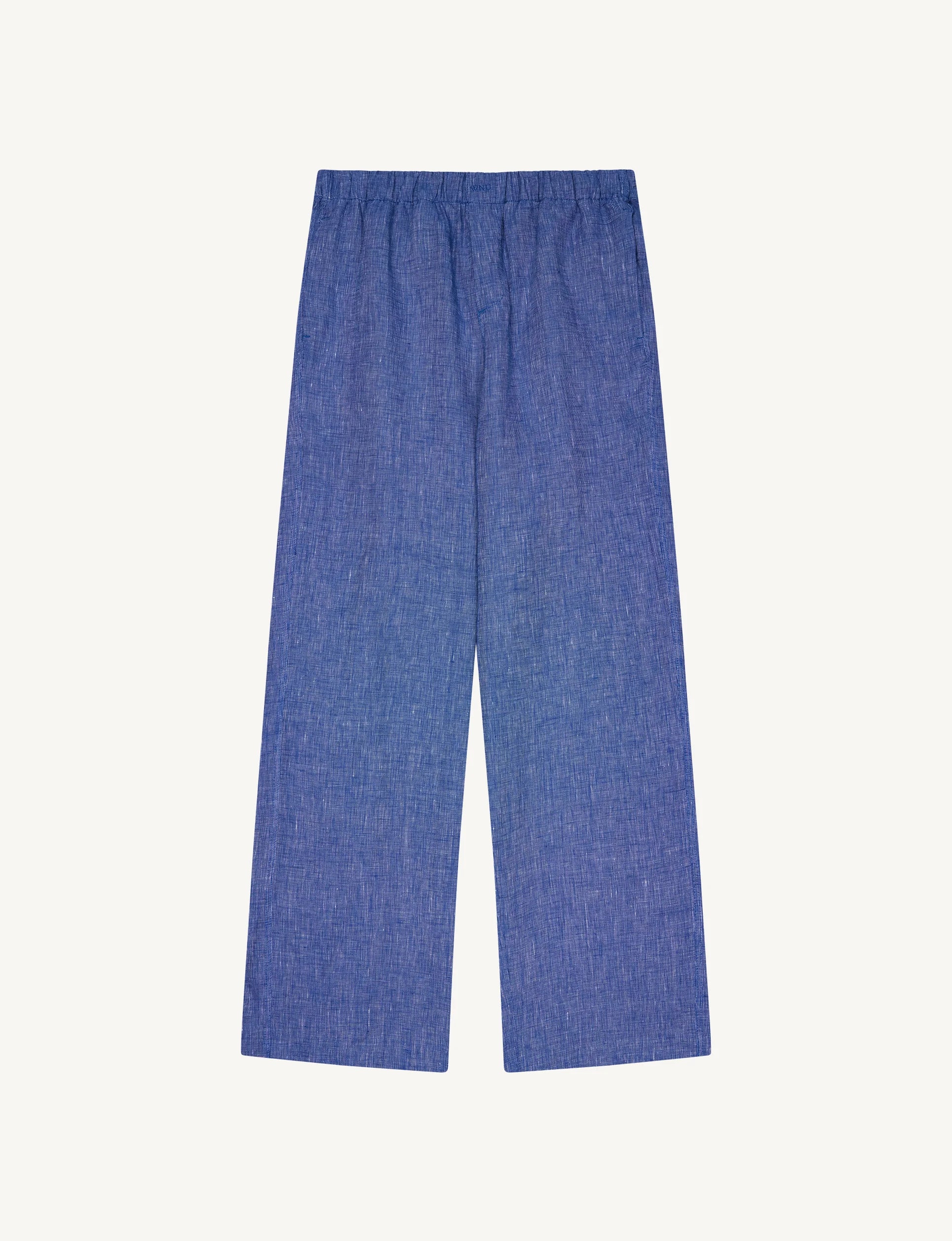 The Palazzo: Linen, Lapis Blue - With Nothing Underneath
