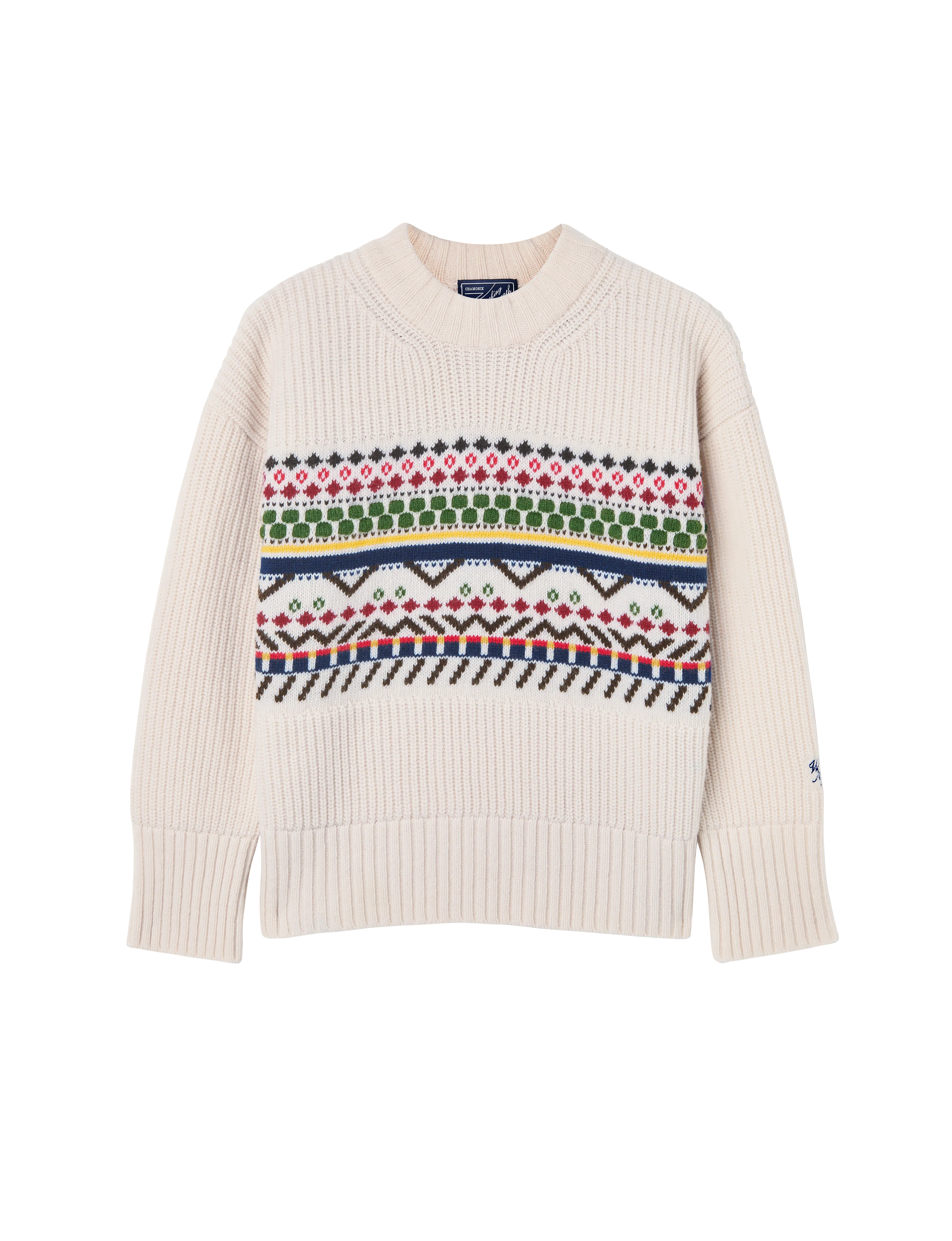Chamonix Jumper: Wool, Multi - With Nothing Underneath