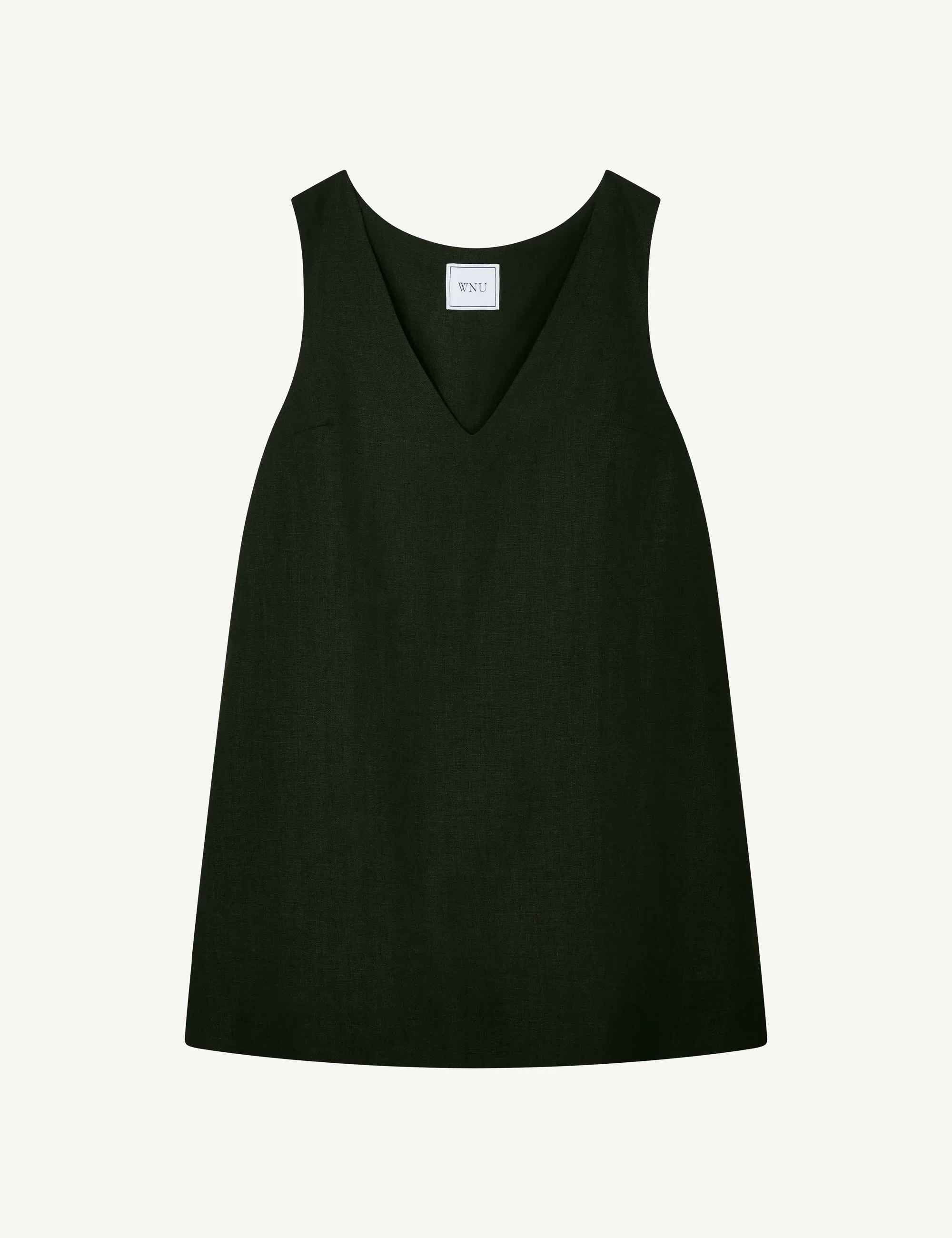 Sloane Dress: Linen, Black - With Nothing Underneath