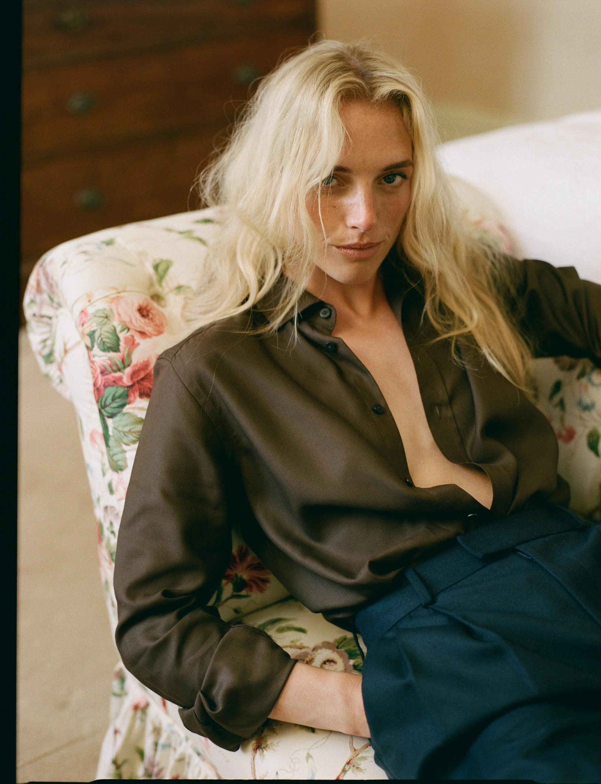 The Boyfriend: TENCEL™ Lyocell, Chocolate - With Nothing Underneath
